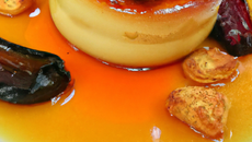 Foie gras façon crème brulée.