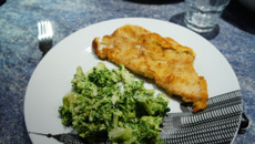 Escalopes des veau panées