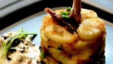 Pommes sablées au canard