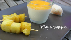 Trilogie aux fruits exotiques