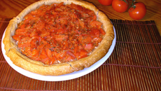 Tarte au thon et aux tomates classique