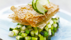 Tartare tout vert de Concombre de France et légumes