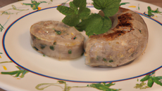 Boudin blanc au cresson