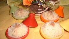 Mini-tajine de couscous sucré à la cannelle