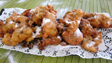 Beignets de fleur d'acacia