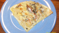 Tarte fine aux poires et Roquefort