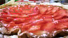 Tarte aux fraises/framboises, crème pâtissière