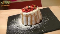 Charlotte au fromage blanc et aux fraises