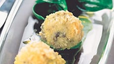 Croquettes de chèvre frais, escargots et volaille