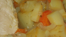 Poulet en cocotte à la moutarde