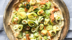 Tarte courgette saumon mascarpone