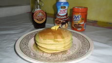 Pancakes à la fleur d'oranger