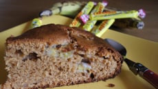 Gâteau aux carambars et à la banane