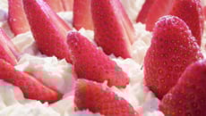 Tarte aux fraises et spéculoos