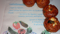 Cake ratatouille feta