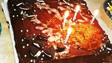 Le gâteau MOUSSE CHOCOLAT de l'anniversaire de ma sœur