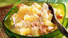 Salade créole au crabe et ananas