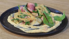 Haricot Tarbais en 3 textures, filet d’agneau au thym