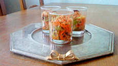 Verrine printanière