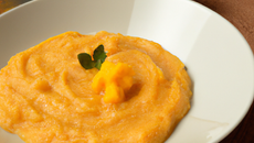 Purée de potiron et pomme