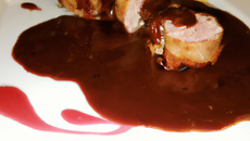 Filet mignon de porc sauce chocolat