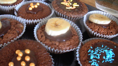 Muffins chocolat-banane