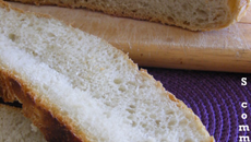 Pain blanc sur poolish cuisson en cocotte