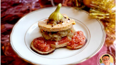 Foie gras aux figues et son confit d'oignons....
