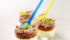 Verrines des alpages au Reblochon