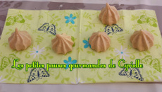 Meringues saveur café