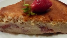 Gâteau aux Gariguettes et aux deux fromages