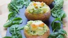 Pommes de terre au Maroilles coulant