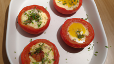 Délice de tomates aux œufs