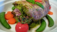 Mini-rôti d'agneau au pesto