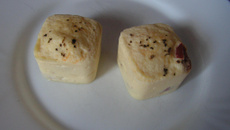 Clafoutis de tomates cerise