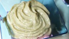 Verrines crème betterave et mousse d'avocat