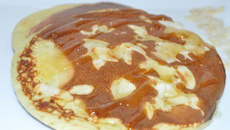 Blinis aux amandes et au miel