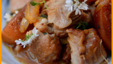 Sauté de dinde au coing