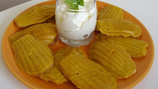 Madeleines à la carotte et à la cannelle