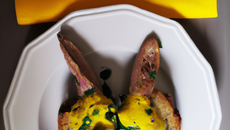 Lapin pané à la moutarde