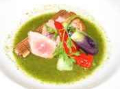 Tartare de thon rouge sauce thé vert