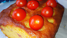 Cake aux tomates confites