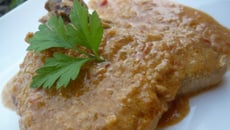 Côtes de porc au curry et lait de coco