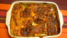 Mon gratin d'aubergine à la sauce tomate