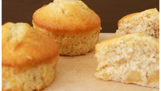 Muffins pomme-cannelle et beurre salé