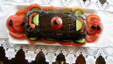 Cake aux aubergines (cuisson vapeur)