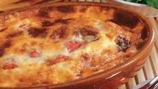 Tian de tomates cerises au Bleu de Gex du Haut-Jura