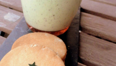 Smoothie kiwi basilic