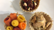Trio de mini tartelettes pour l'apéro