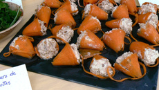 Fleurs de carottes au chèvre